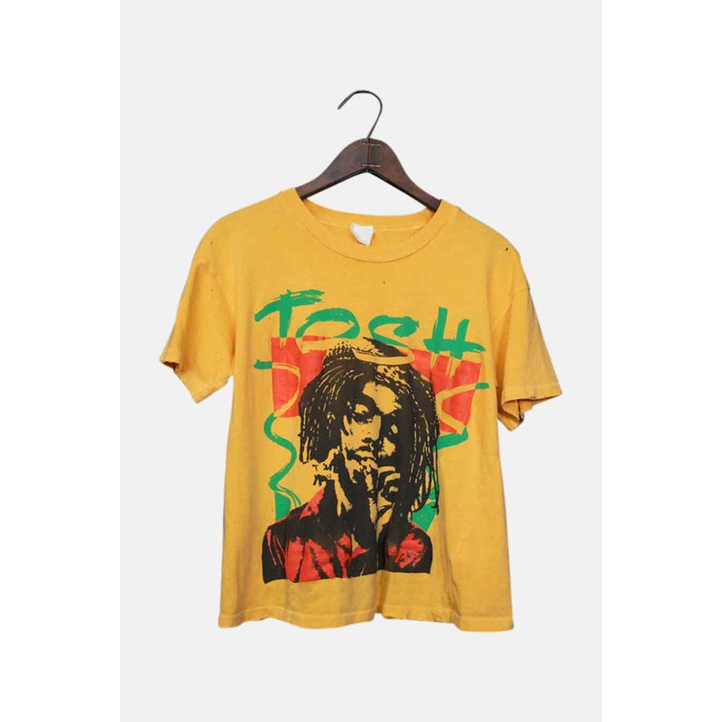 Peter Tosh Mystic Man Crop Tee Goldenrod