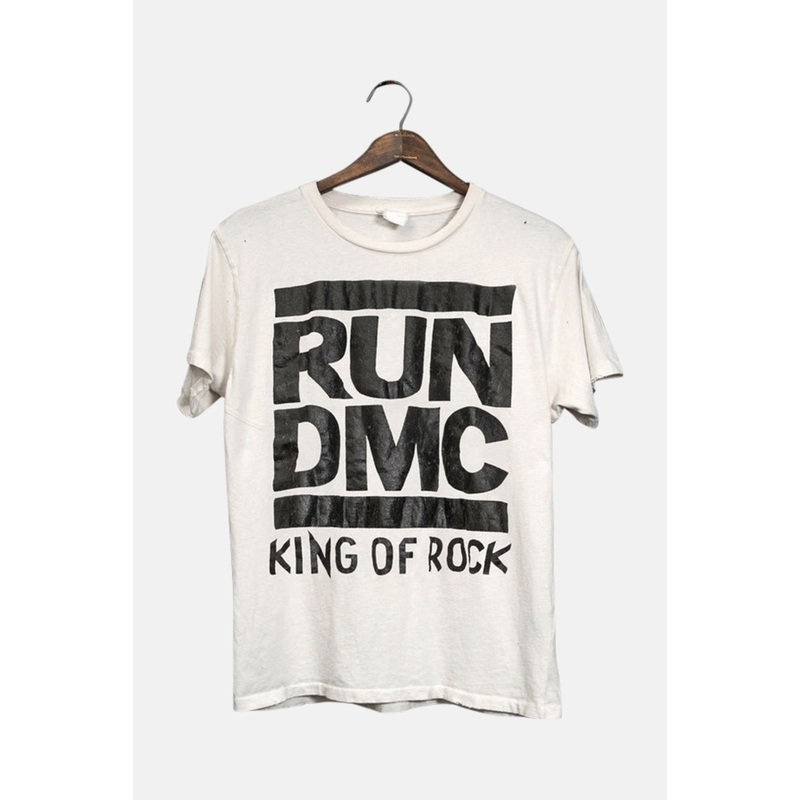 Run DMC King Of Rock Tee Vintage White