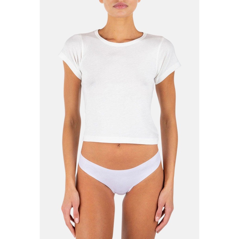 Short Sleeve Baby Tee Ivory|XS|S|M|L