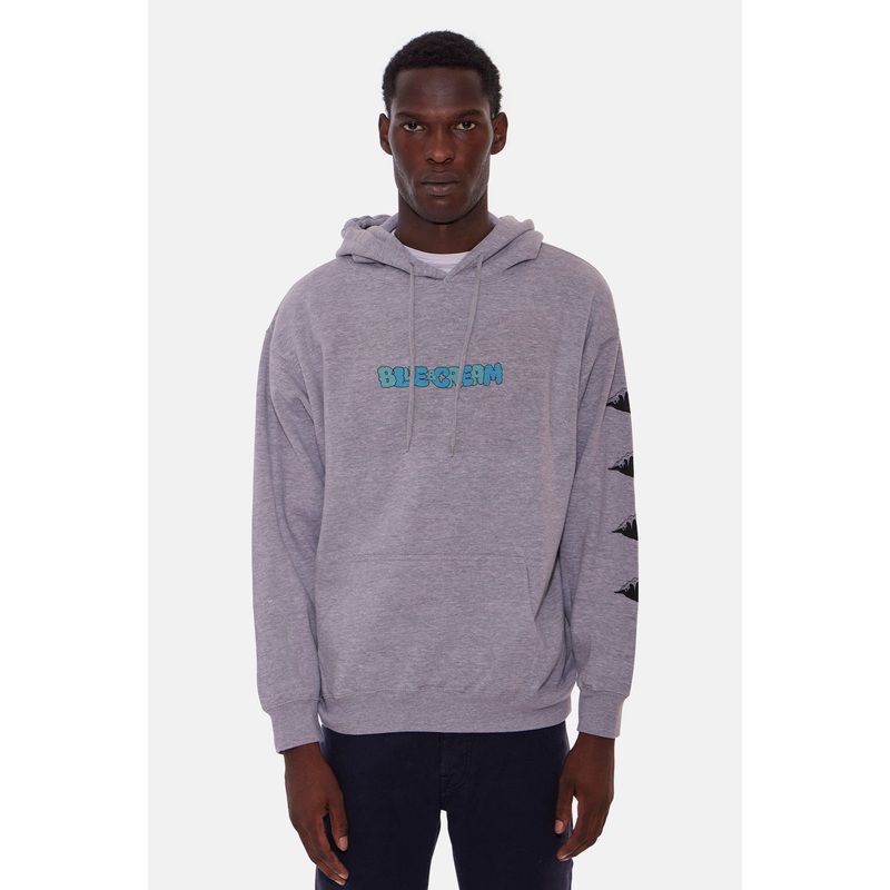 B&C Bubble Logo Hoodie Grey|XS|S|M|L|XL|XXL