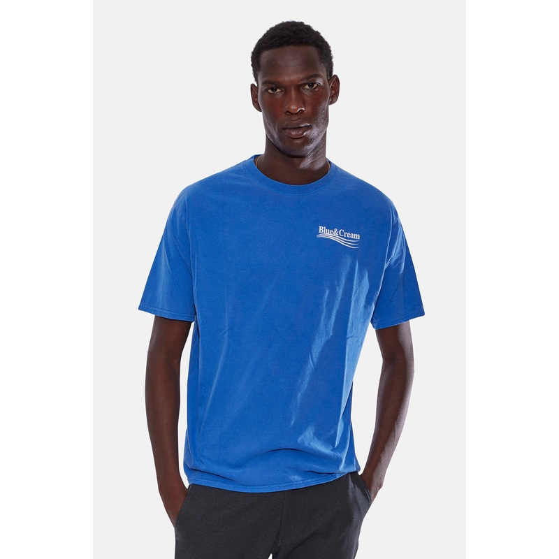 Blue&Cream Wave Tee Royal|S|M|L|XL|XXL