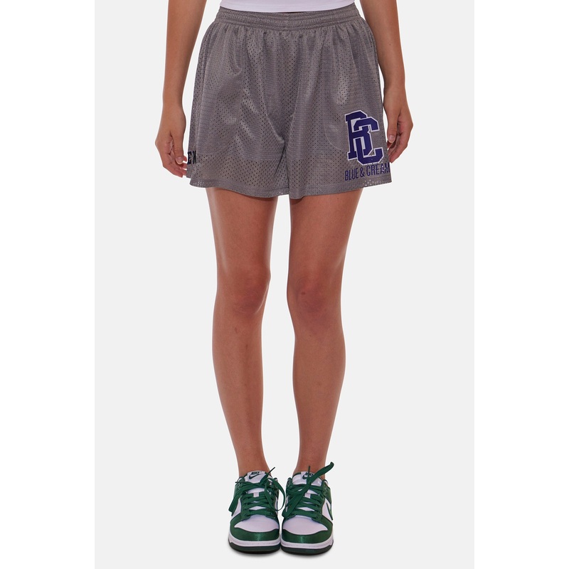Blue&Cream Women’s Mesh Shorts Grey