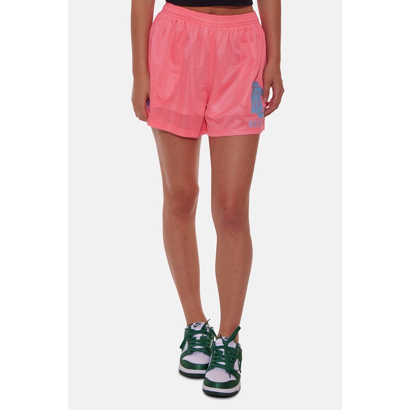 Blue&Cream Women’s Mesh Shorts Hot Pink