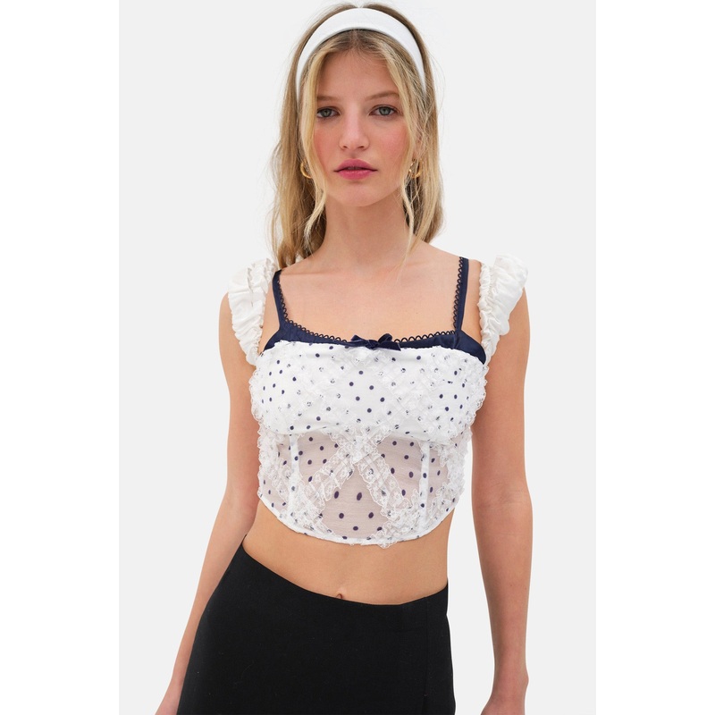 Carmen Top White|XS|S|M|L