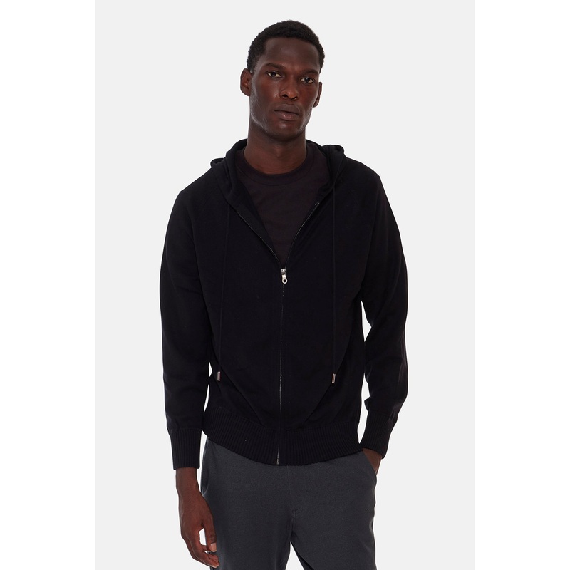 Luke Zip Hoodie Black Lead|XXS|XS|S|M|L|XL|XXL|XXXL