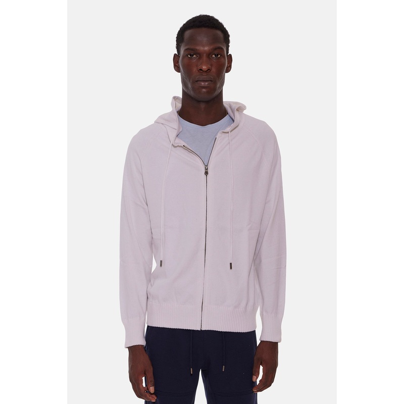 Luke Zip Hoodie Laser White|XXS|XS|S|M|L|XL|XXL|XXXL