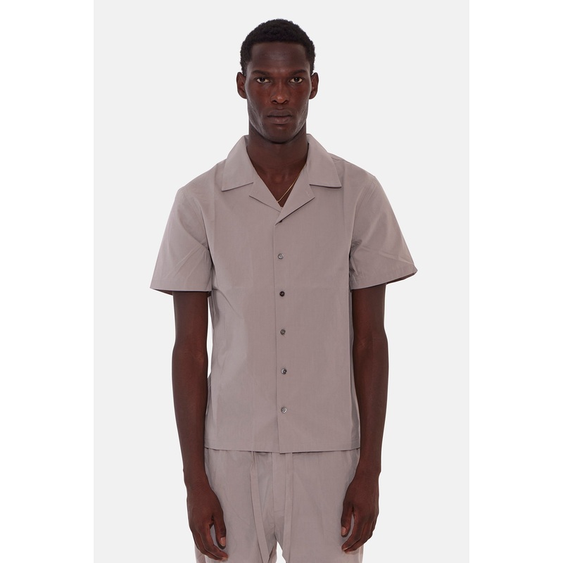Poplin Camp Shirt Grey|XS|S|M|L|XL|XXL