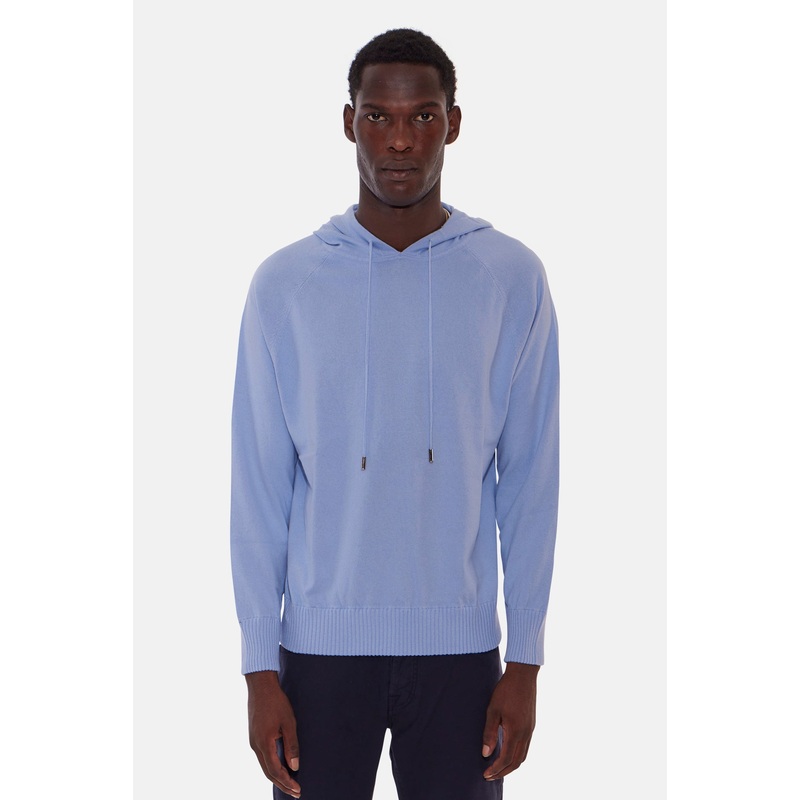 Reade Pullover Hoodie Blue Flax