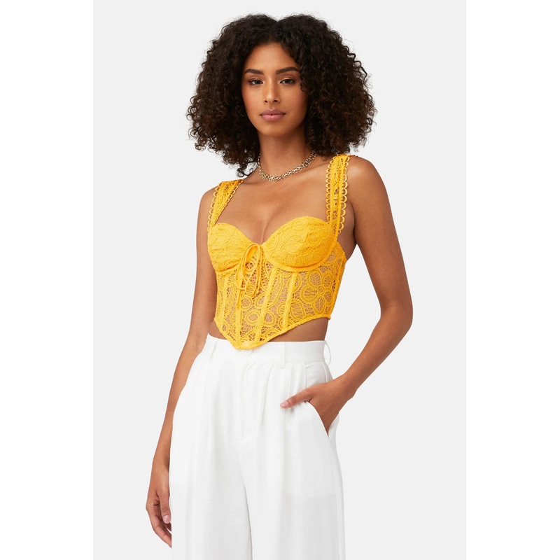Sammie Crop Top Yellow|XXS|XS|S|M