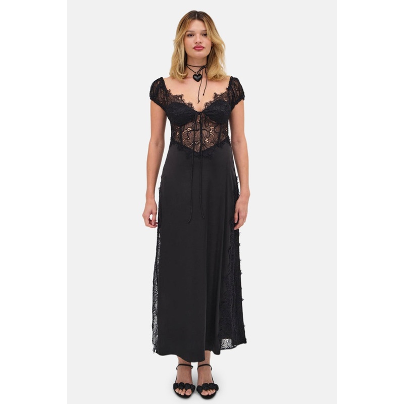 Casey Maxi Dress Black|XS|S|M
