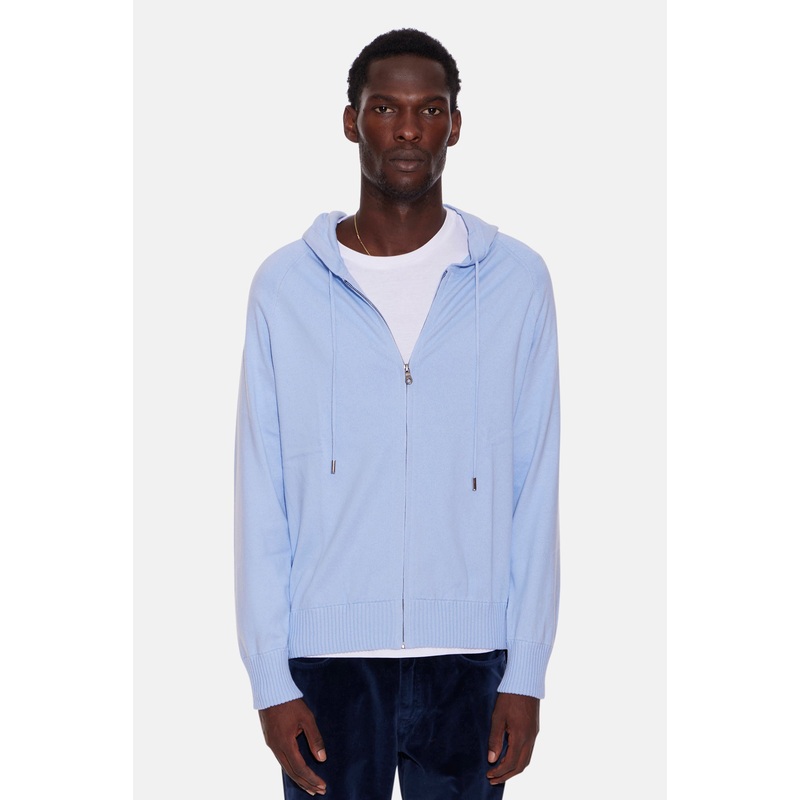 Luke Zip Hoodie Blue Flax|XXS|XS|S|M|L|XL|XXL