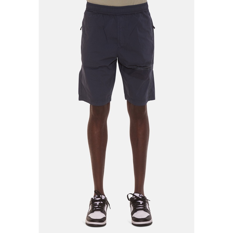 Nylon Ripstop Star Inlay Shorts Air Force Blue
