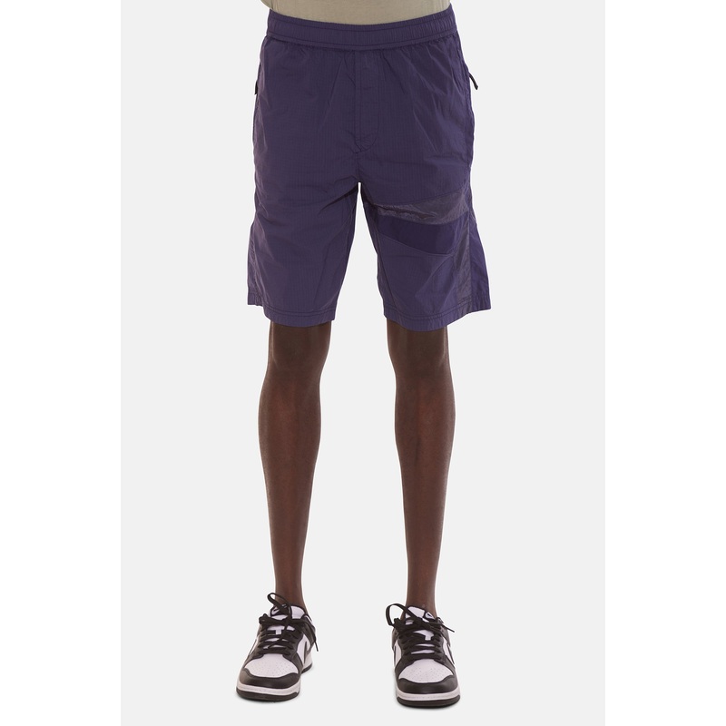 Nylon Ripstop Star Inlay Shorts Royal