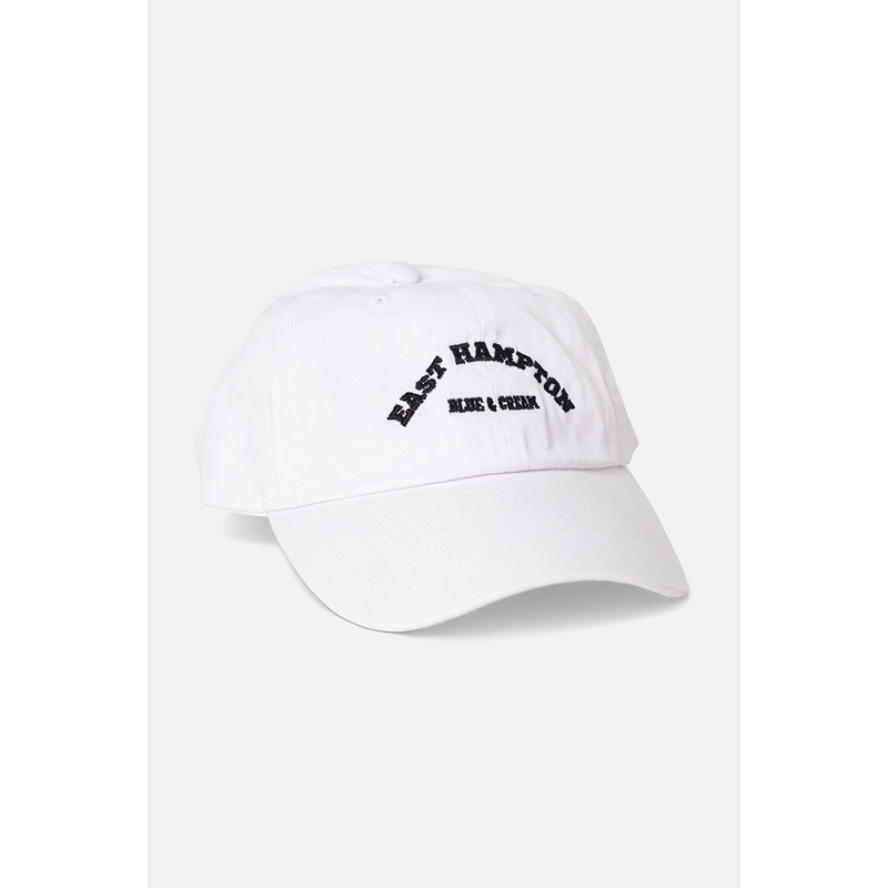 B&C East Hampton Dad Cap White