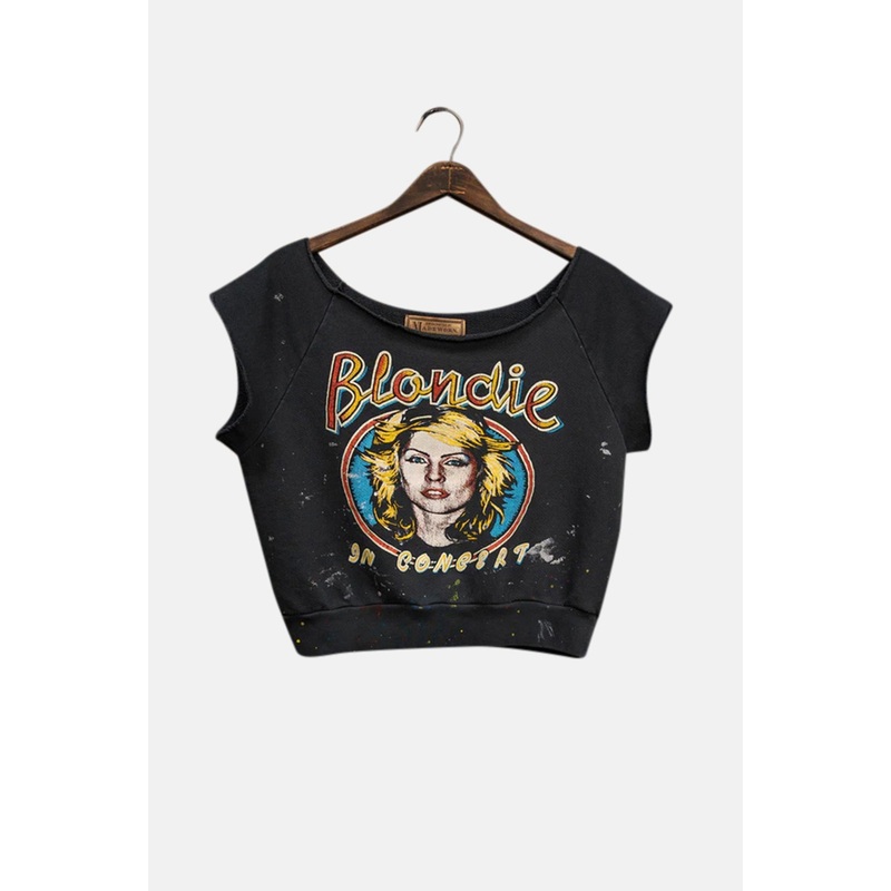 Blondie Cut Sweatshirt Coal Pigment