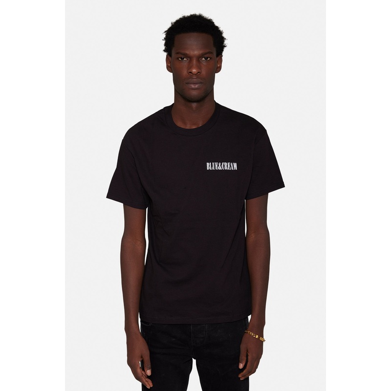 Blue&Cream Bleecker Playground Tee Black