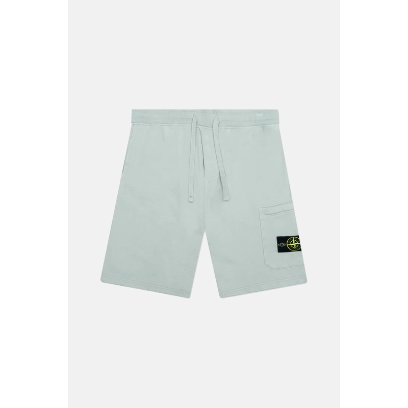 Brushed Fleece Bermuda Shorts Pearl Grey