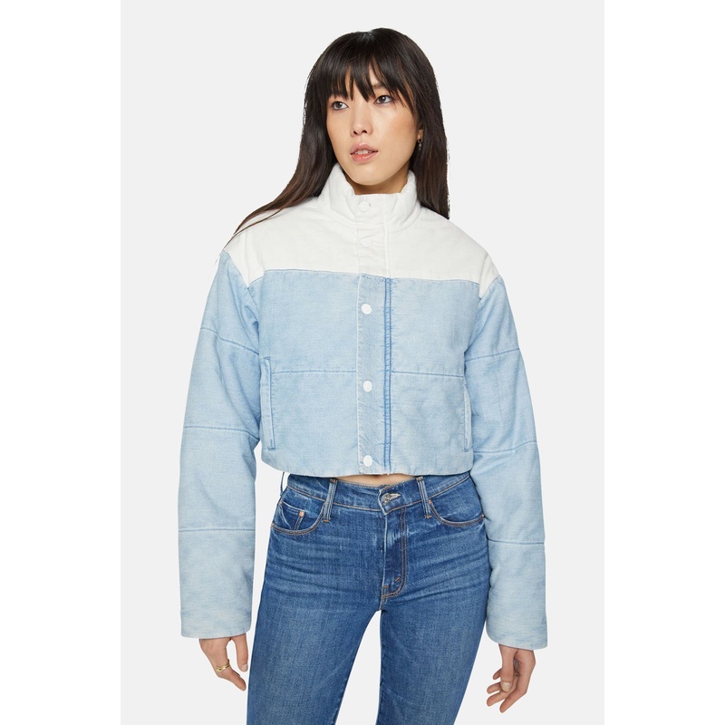 Drop Pillow Talk Puffer Crop Its Chill