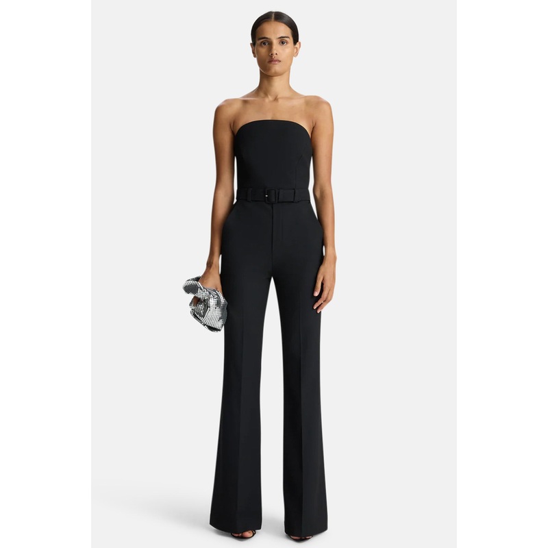 Kate Strapless Jumpsuit Black|0|2|4|6