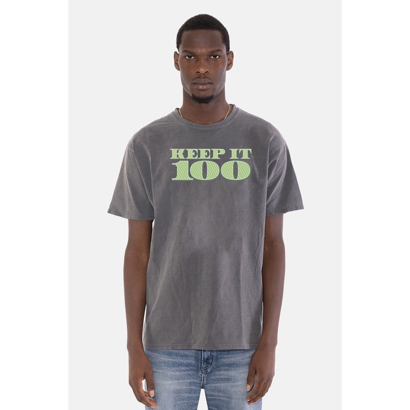 Keep It 100 Tee Vintage Black|S|M|L|XL|XXL