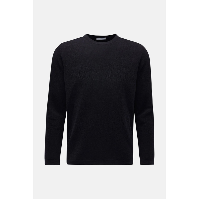 Merino Oyster Crewneck Navy|S|M|L|XL