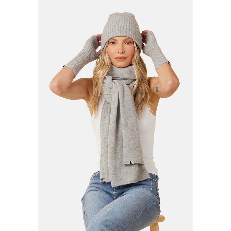 Pacific Cashmere Beanie Heather Grey
