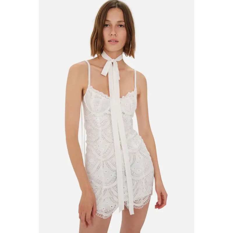 Sandra Mini Dress White|XXS|XS|S|M