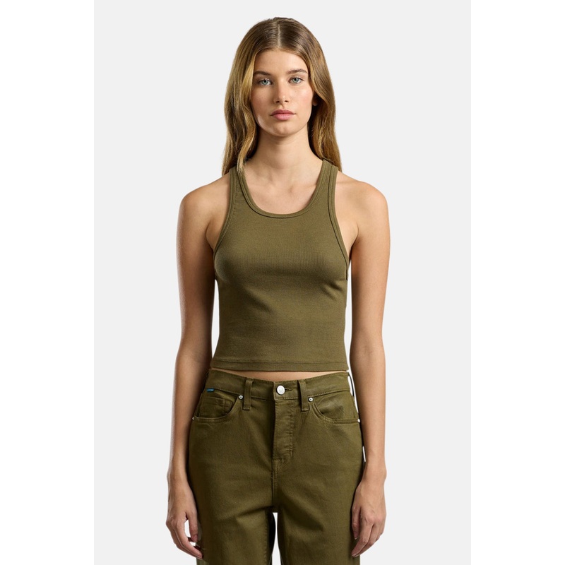 Verona Crop Tank Fern|XS|S|M