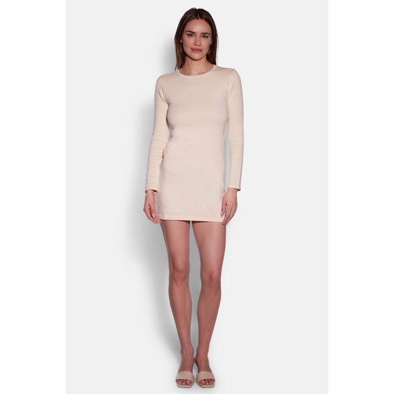 Audrey Mini Dress Cream|XXS|XS|S|M