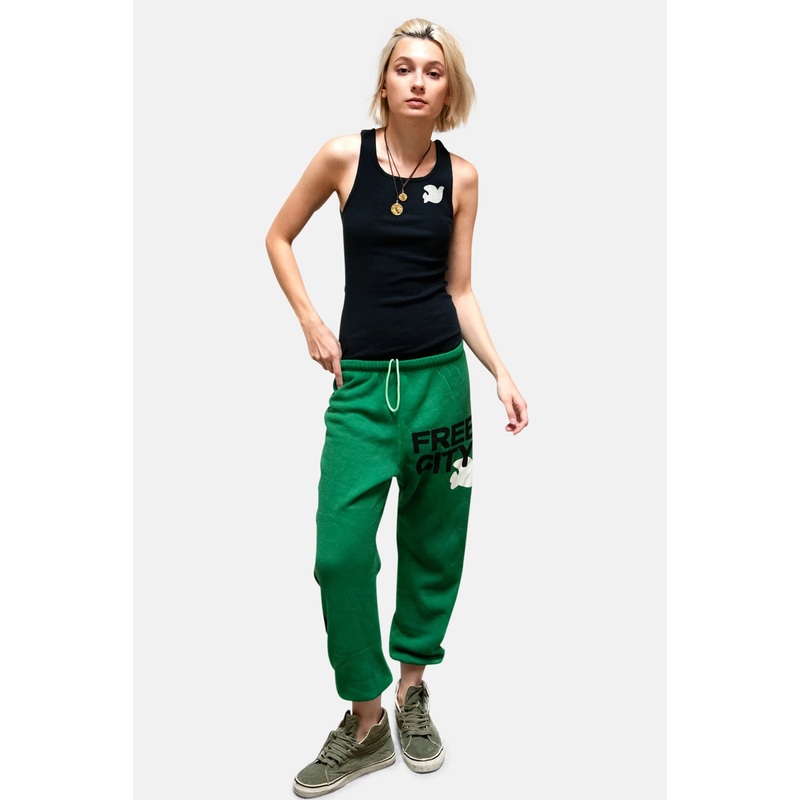 Circa’99 OG LETSGO Oldschool Polyblend Fluff Sweat School Green