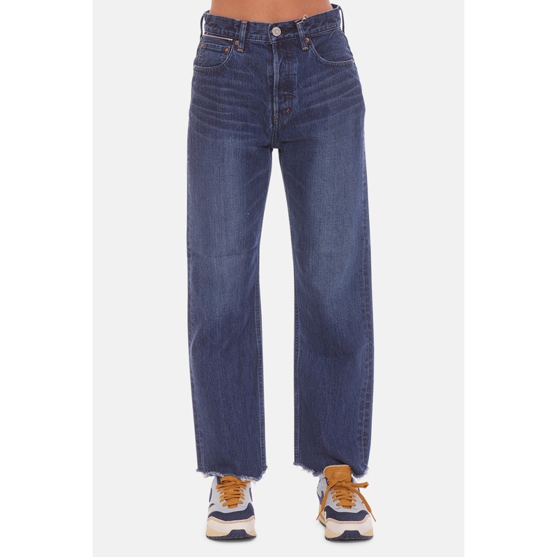Corcoran Wide Straight Jean Dark Blue