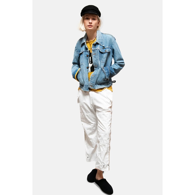 Cynkid Japan Twill Flapsnap Homestud Karate Pant-Supervintage White