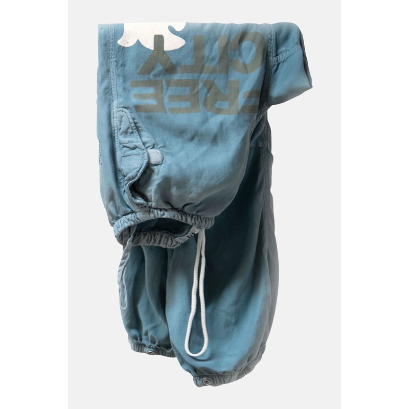 Flap/Snap FREECITY LARGE Matte/Satin Airjump Pant Blue Dirt