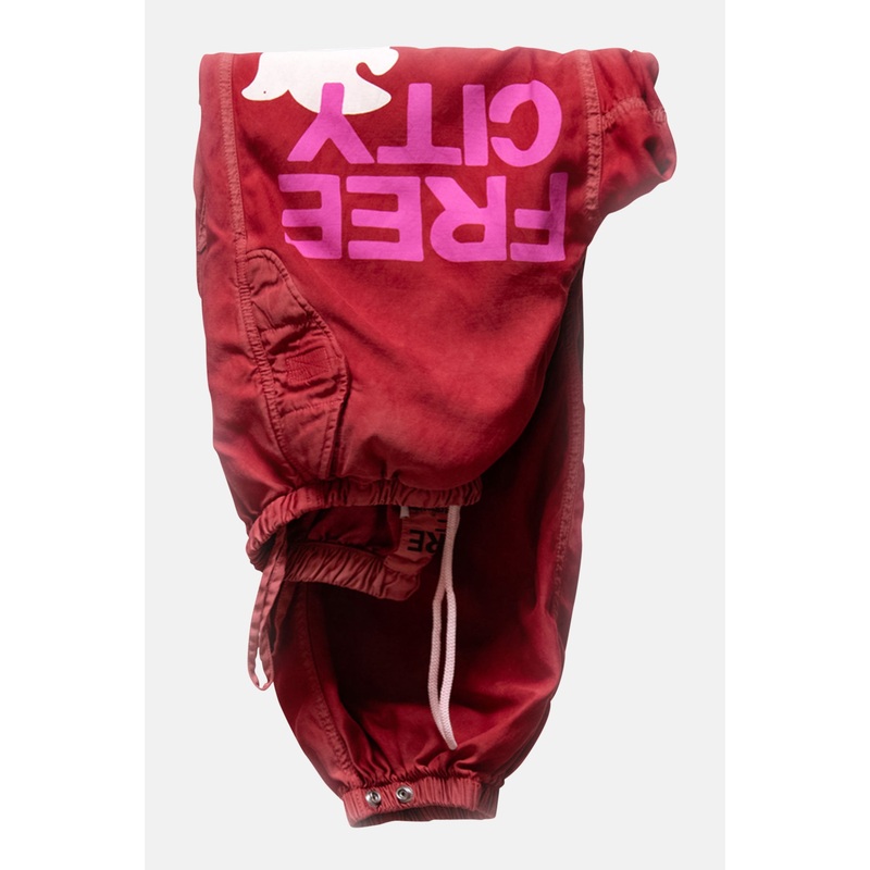 Flap/Snap FREECITY LARGE Matte/Satin Airjump Pant Red Plant