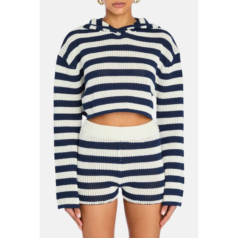 Flyn Hoodie Navy/Eggshell|XXS|XS|S|M|L