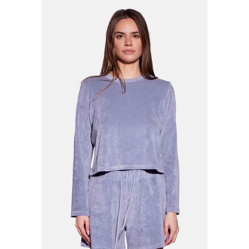 Jordy Terry Long Sleeve Patina Blue