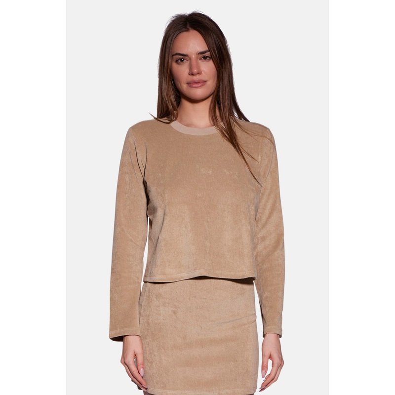 Jordy Terry Long Sleeve Sand|XS|S|M|L