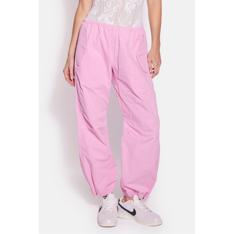 Justine Cotton Parachute Pant Pink