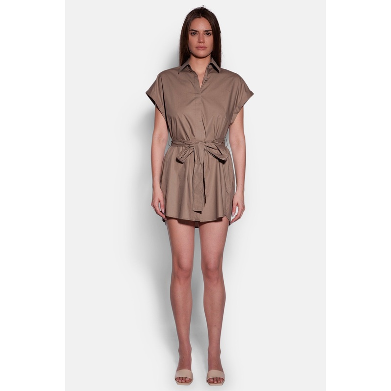 Maidstone Mini Shirt Dress Olive
