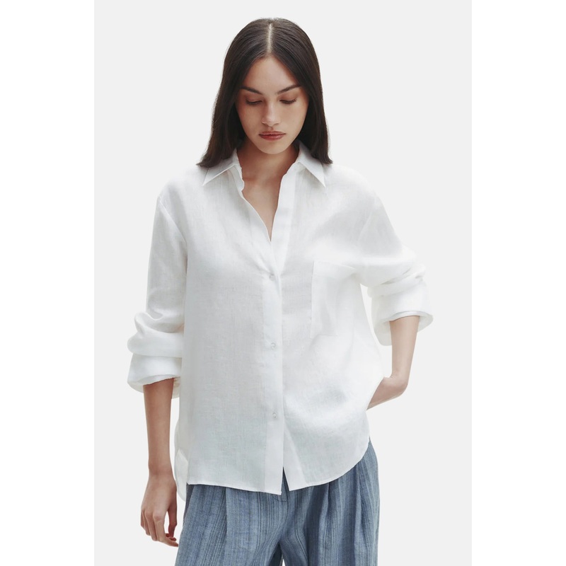 Next Morning Shirt in White|P|XS/S|M/L