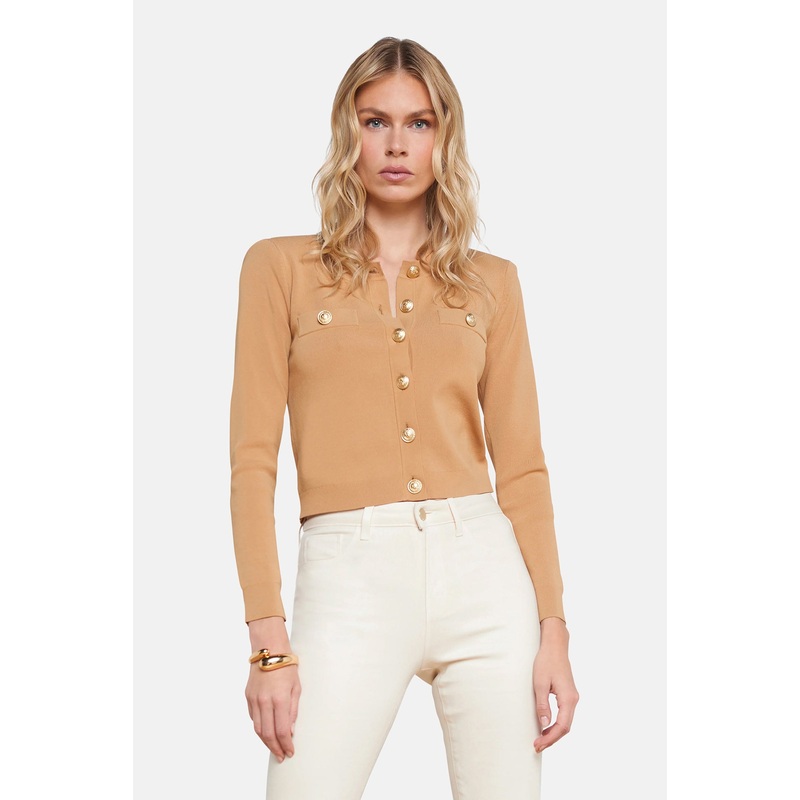 Toulouse Cardigan Soft Camel|XS|S|M