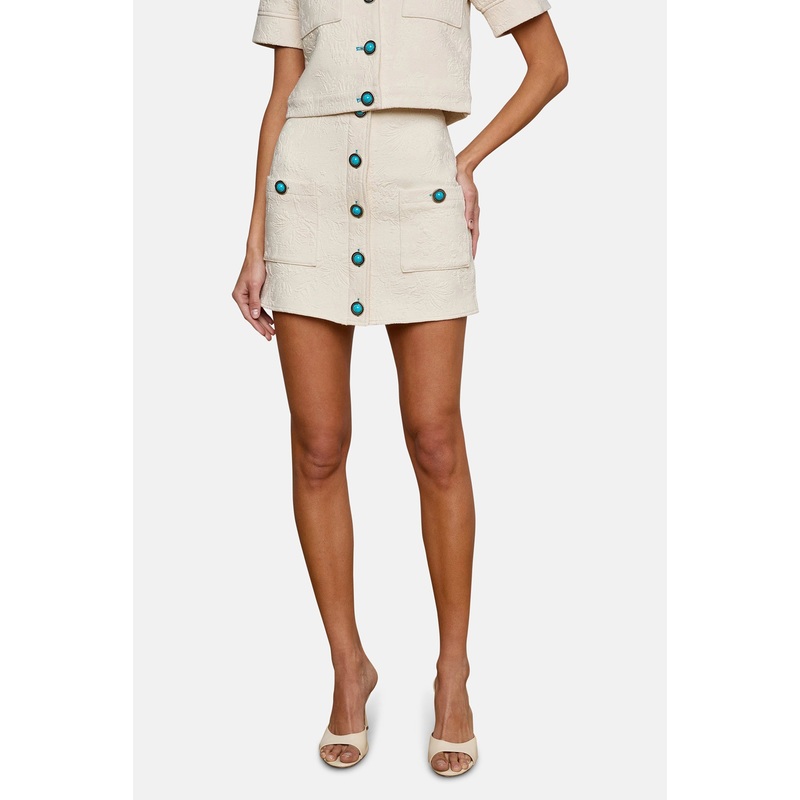 Truman Mini Skirt Ivory|00|0|2|4|6|8