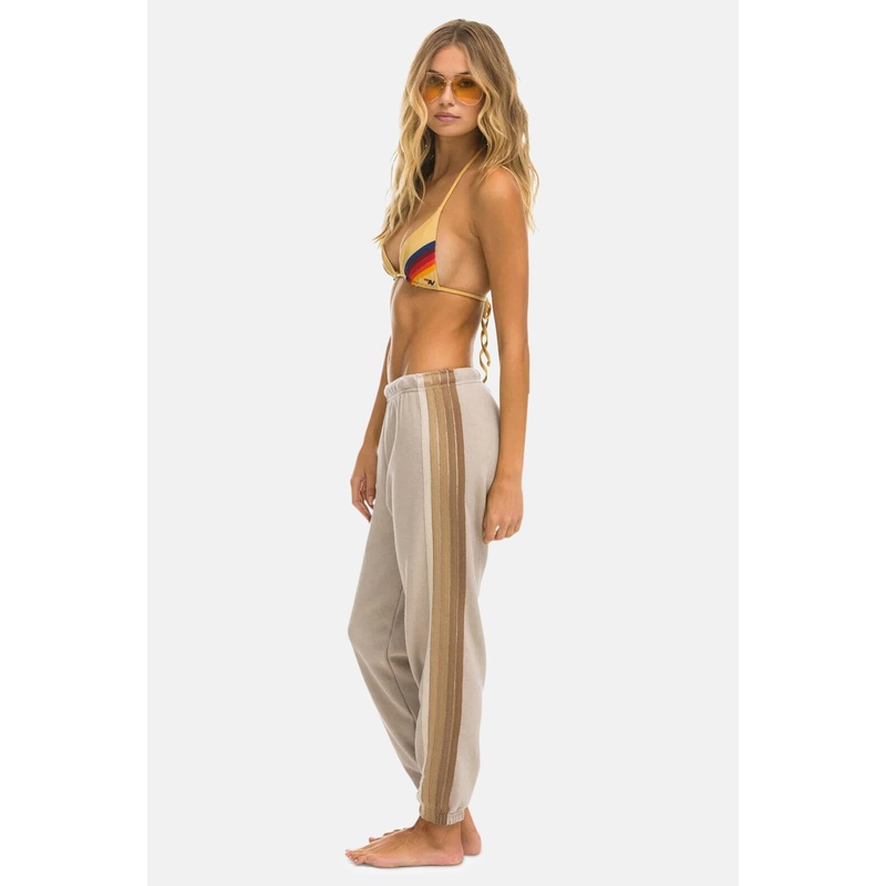 5 Stripe Sweatpants Sand/Tan|XS|S|M|L|XL
