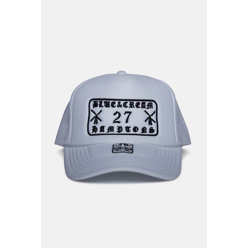 Hamptons Route 27 Mesh Trucker White
