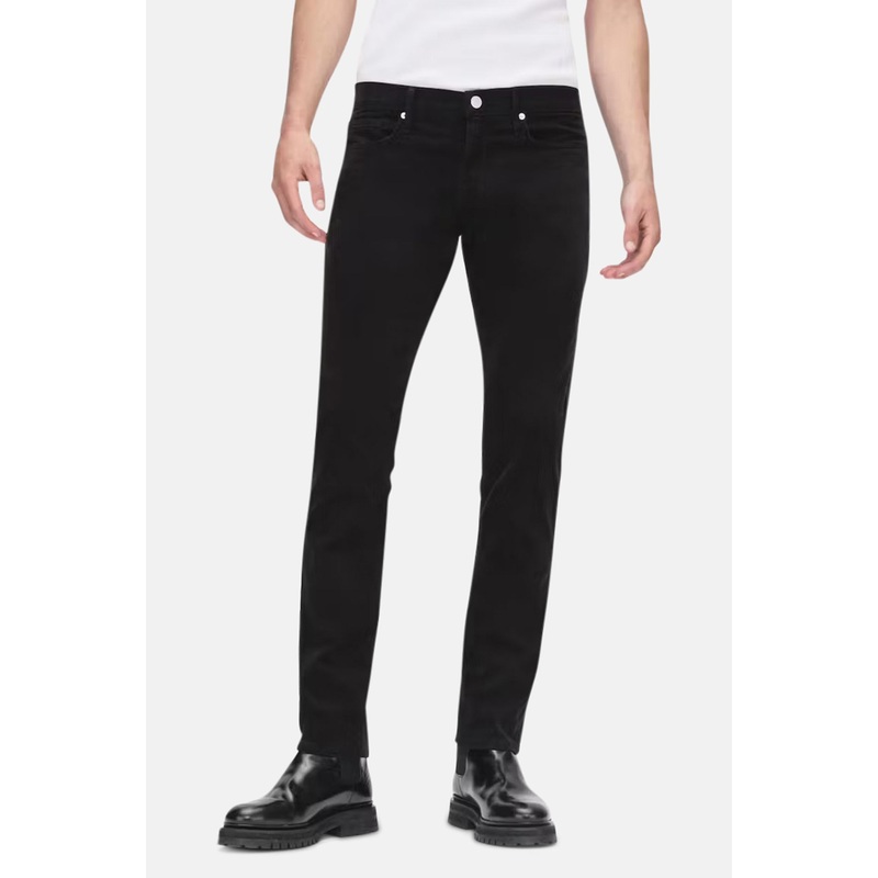 L’Homme Slim Brushed Twill Noir