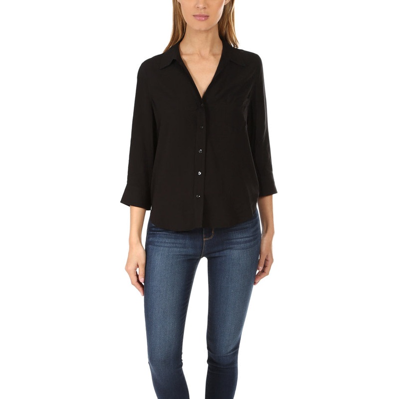 Ryan 3/4 Sleeve Blouse Black|XS|S|M|L