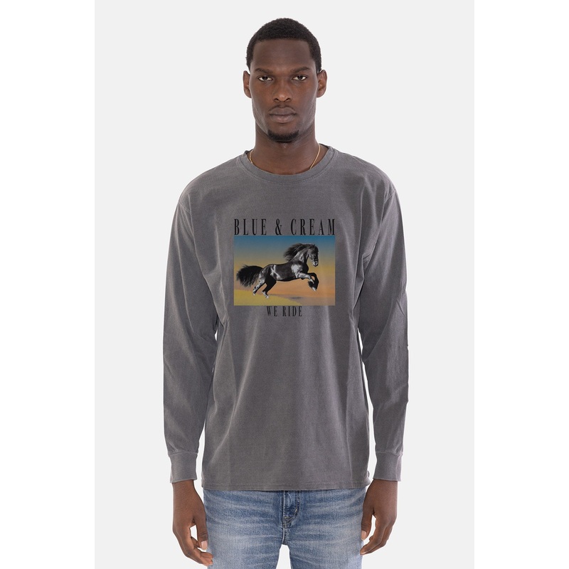 We Ride Long Sleeve Vintage Black