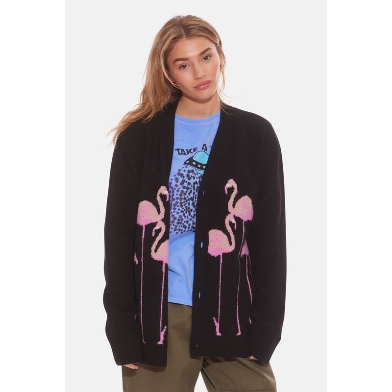 Women’s Flamingo Cardigan Black