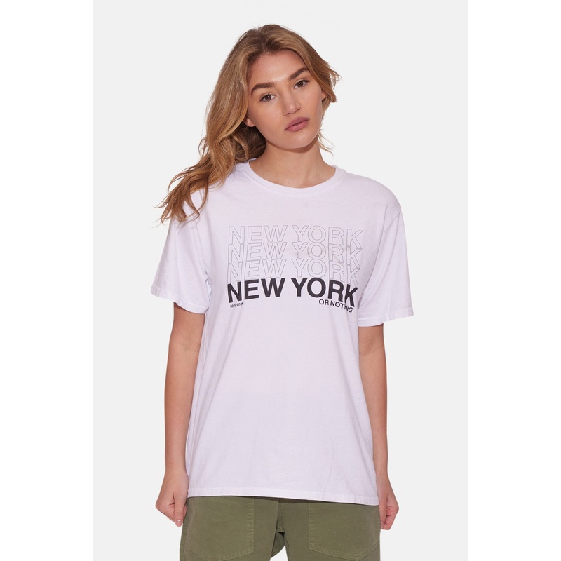 Women’s NEW YORK or NOTHING Tee White