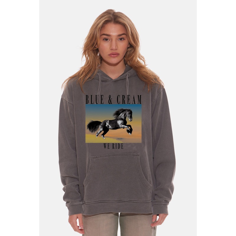 Women’s We Ride Hoodie Vintage Black